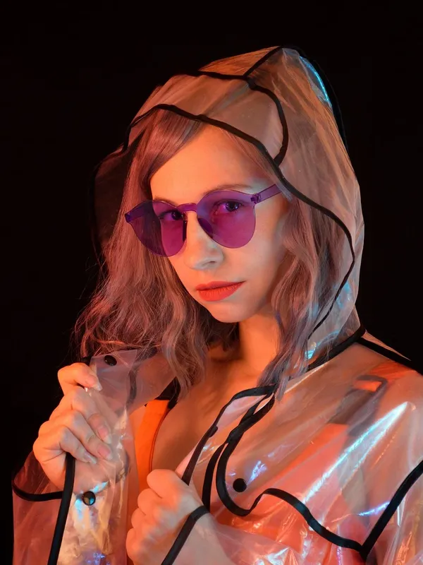 Womens Hoodie Pink Front2